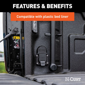 Product of Curt 55417 Trailer Wiring Connector Adapter Housing