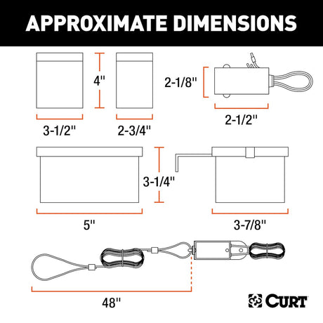 Product of Curt 52028 Trailer Breakaway System Kit