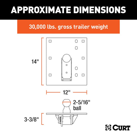 Product of Curt 61052 Gooseneck Trailer Hitch