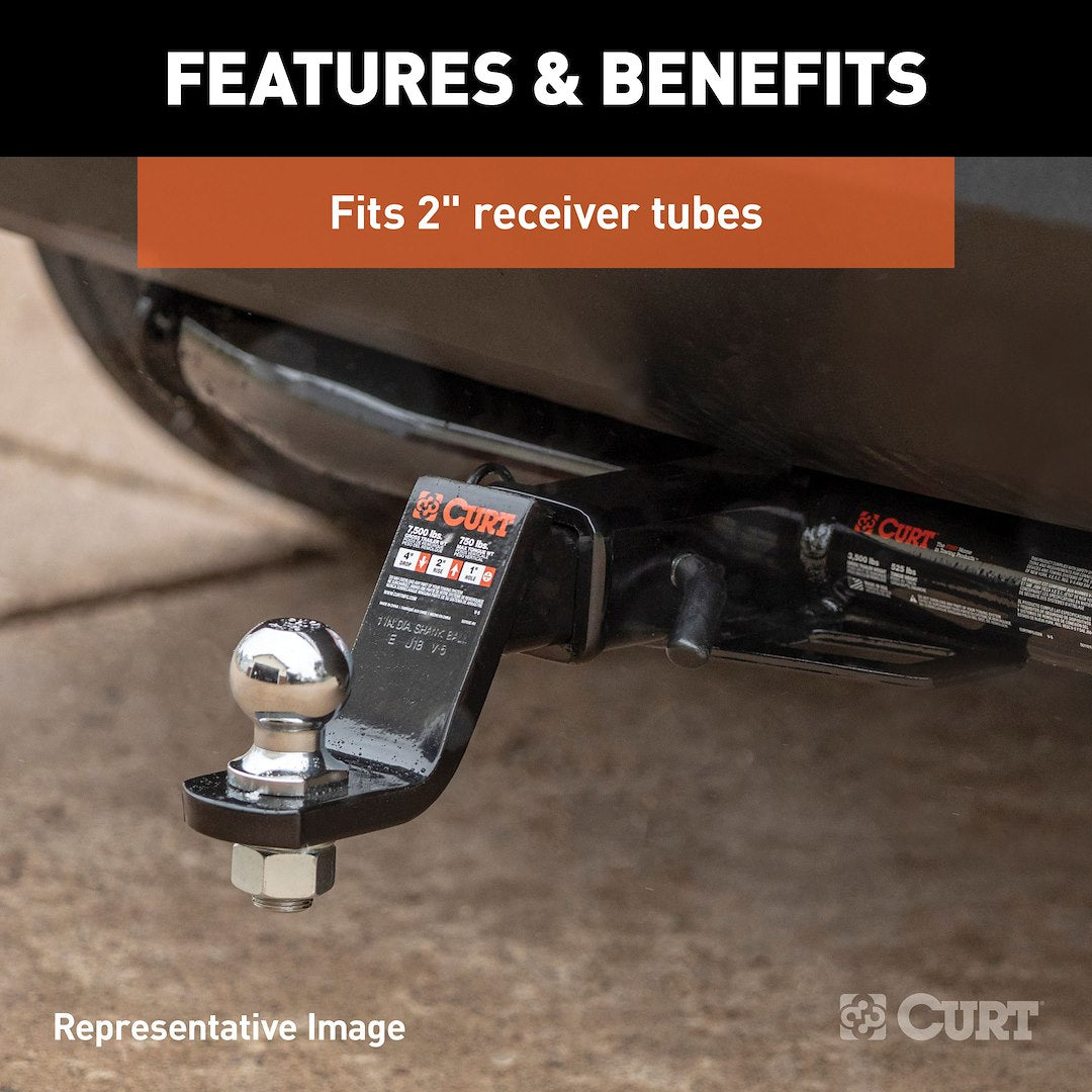 Product of Curt 45042 Trailer Hitch Ball Mount
