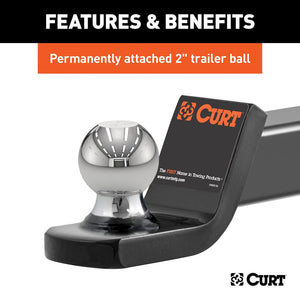 Product of Curt 45141 Trailer Hitch Ball Mount