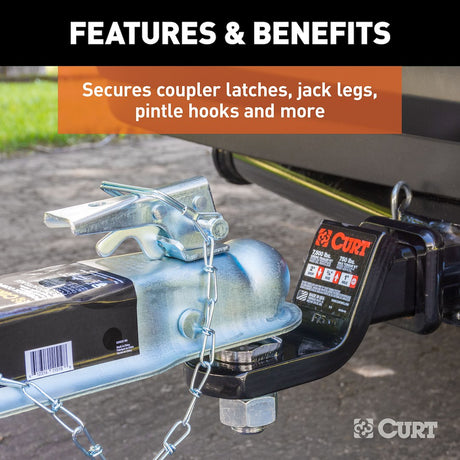 Product of Curt 25012 Trailer Coupler Safety Pin Clip