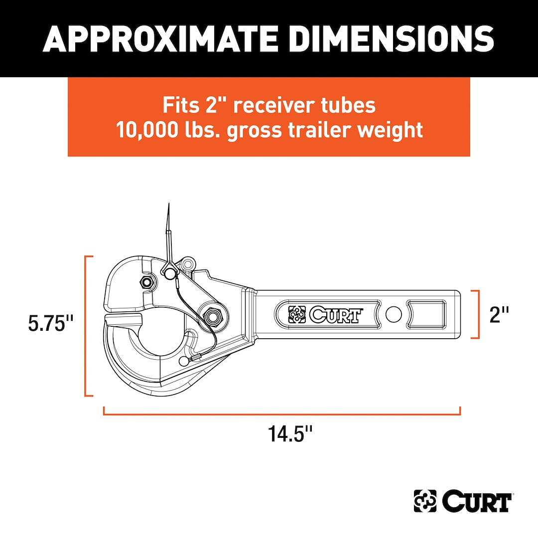 Product of Curt 48005 Pintle Hook