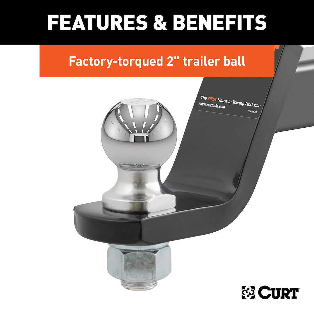 Product of Curt 45056 Trailer Hitch Ball Mount