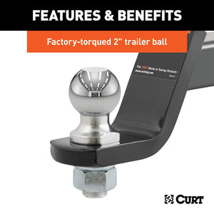 Product of Curt 45056 Trailer Hitch Ball Mount