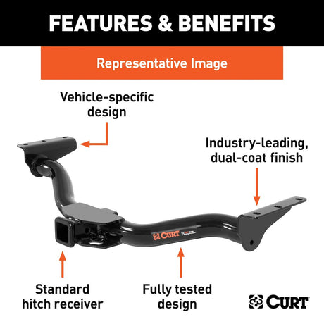 Product of Curt 13415 Trailer Hitch Rear