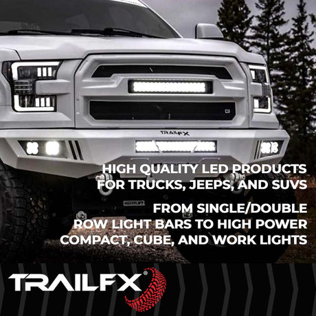 Product of Trailfx 2x2cfbk Driving/ Fog Light