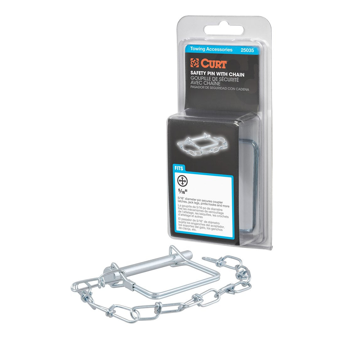 Product of Curt 25035 Trailer Coupler Safety Pin Clip