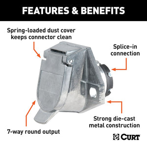 Product of Curt 58170 Trailer Wiring Connector