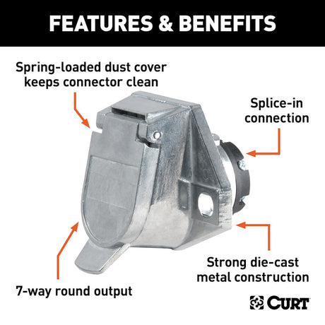 Product of Curt 58170 Trailer Wiring Connector