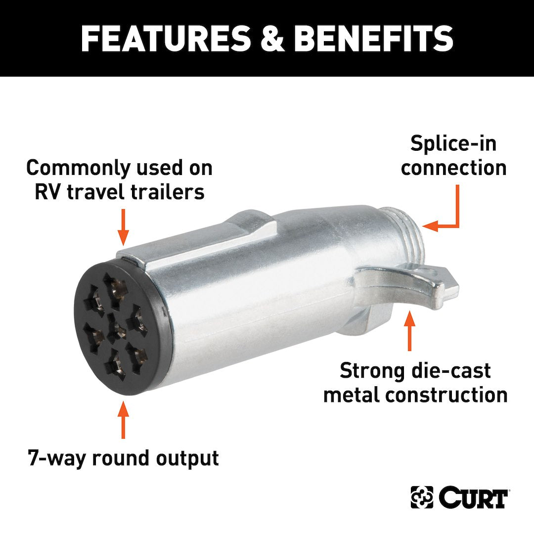 Product of Curt 58160 Trailer Wiring Connector