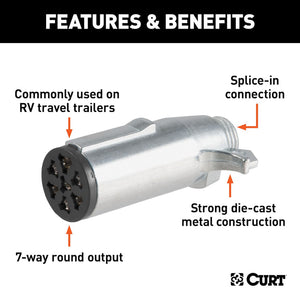 Product of Curt 58160 Trailer Wiring Connector