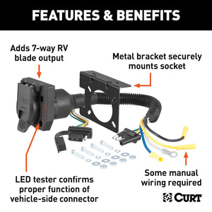 Product of Curt 57674 Trailer Wiring Connector