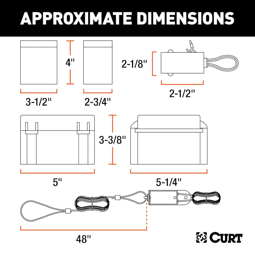Product of Curt 52040 Trailer Breakaway System Kit