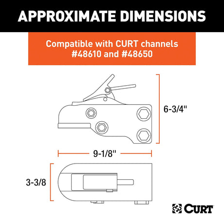Product of Curt 25328 Trailer Coupler