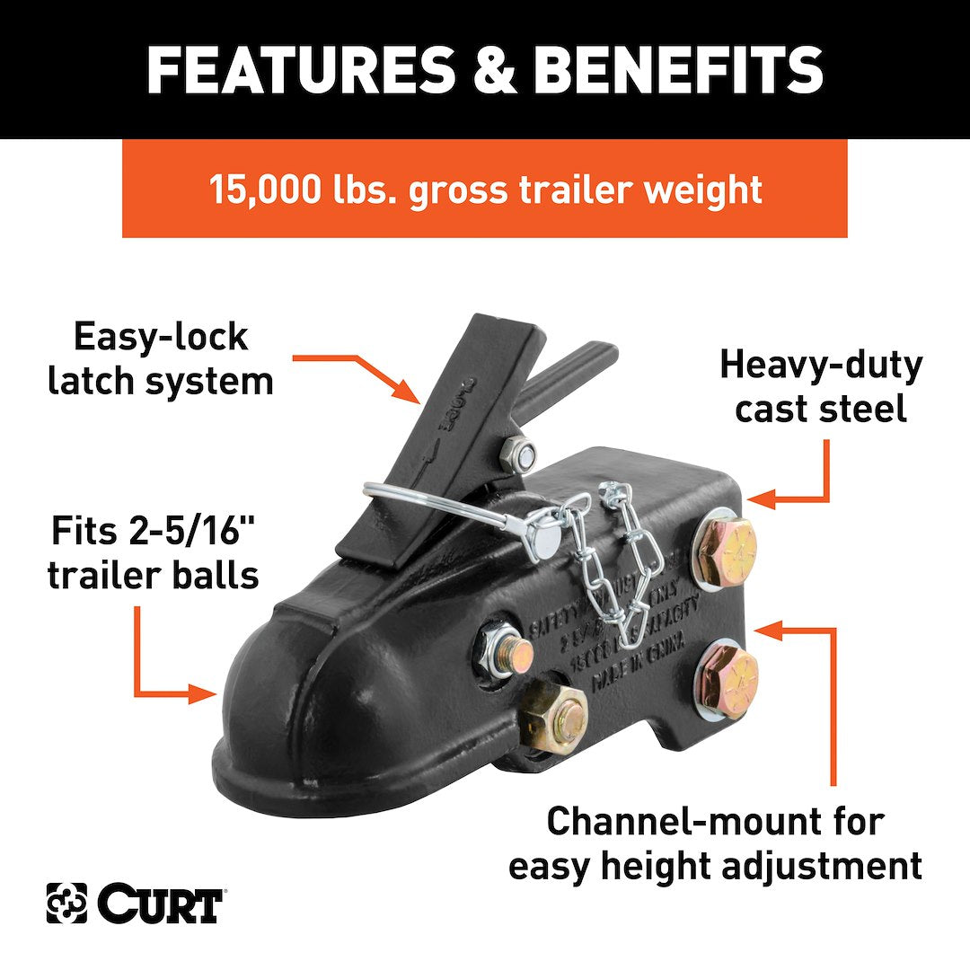 Product of Curt 25328 Trailer Coupler