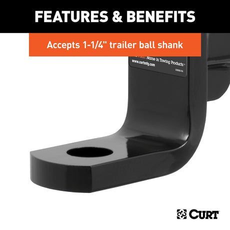 Product of Curt 45312 Trailer Hitch Ball Mount