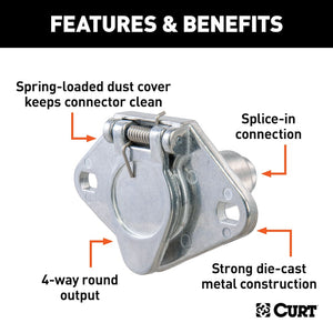 Product of Curt 58070 Trailer Wiring Connector