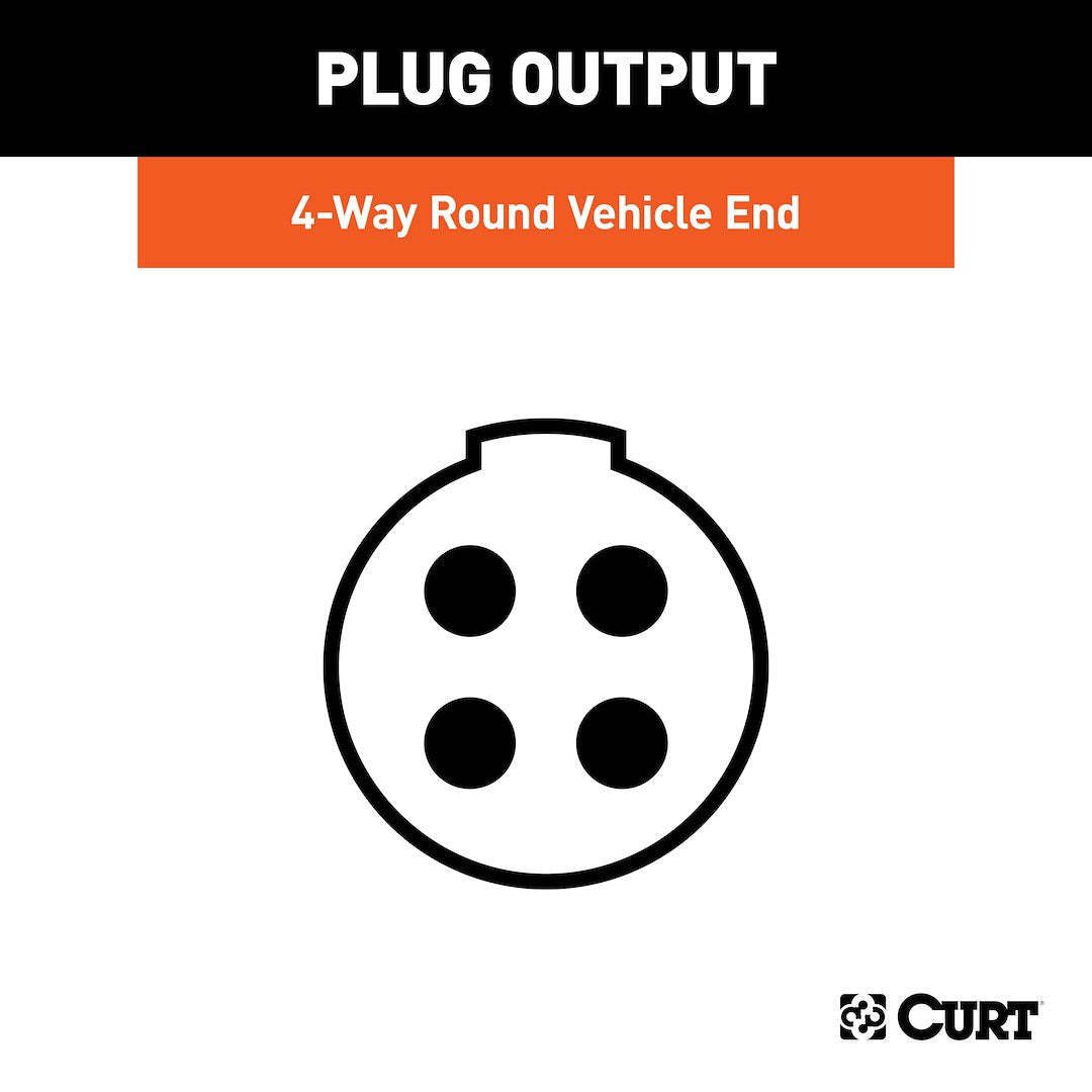 Product of Curt 58070 Trailer Wiring Connector