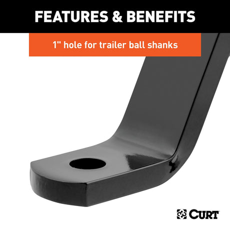 Product of Curt 45100 Trailer Hitch Ball Mount