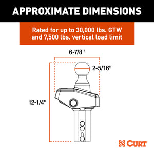 Product of Curt 60654 Gooseneck Trailer Hitch Ball