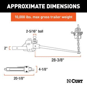 Product of Curt 17322 Weight Distribution Hitch