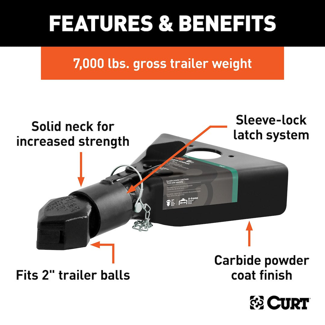 Product of Curt 25217 Trailer Coupler