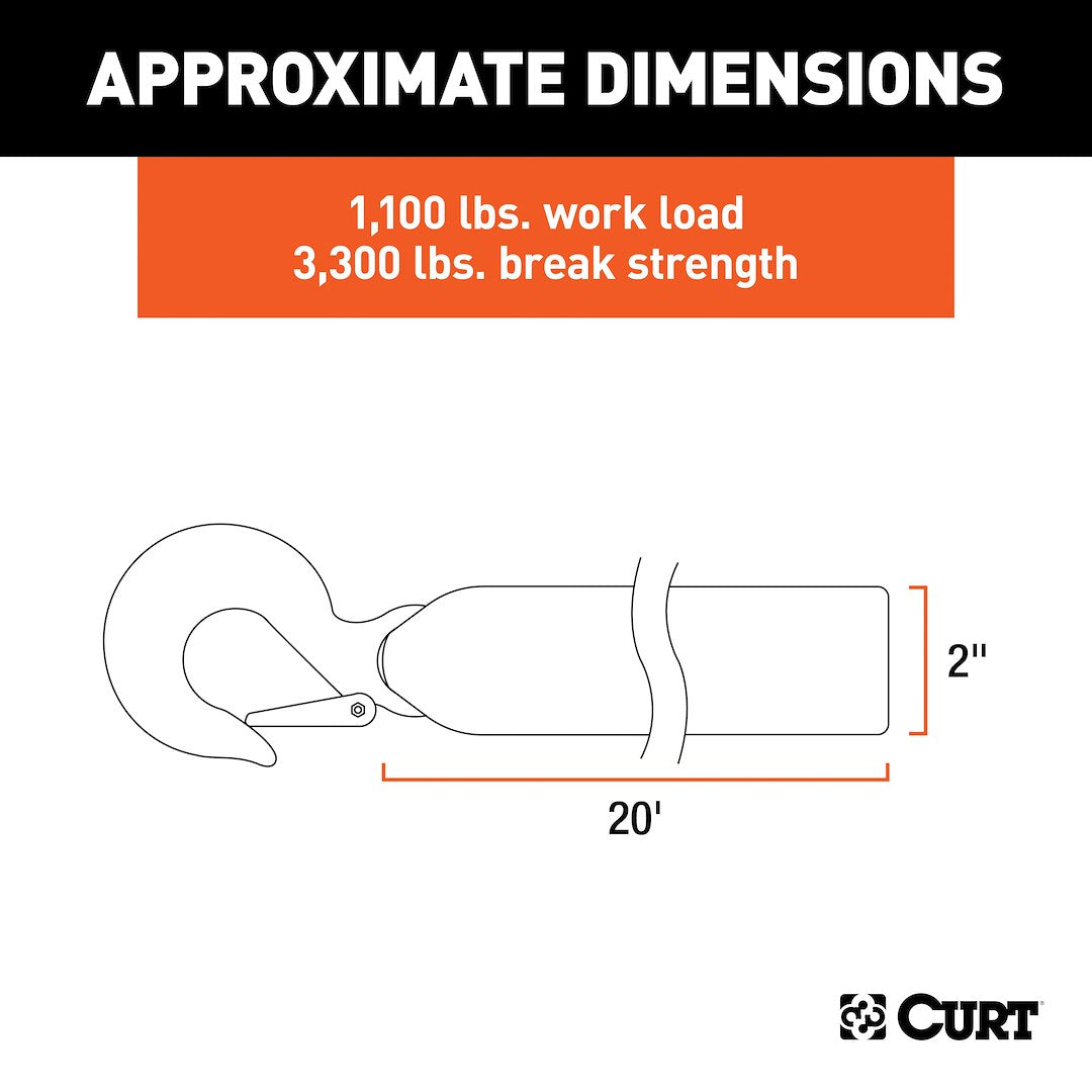 Product of Curt 29451 Recovery Strap