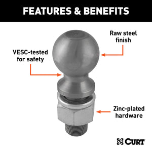 Product of Curt 40089 Gooseneck Trailer Hitch Ball
