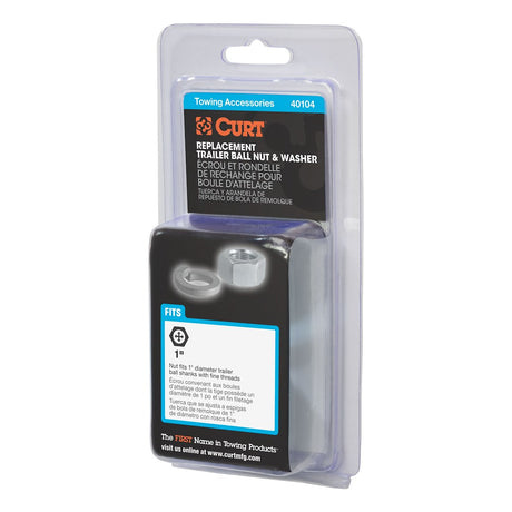 Product of Curt 40104 Trailer Hitch Ball Nut And Washer