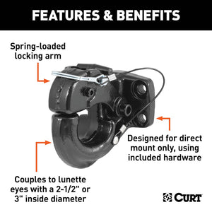 Product of Curt 48231 Pintle Hook