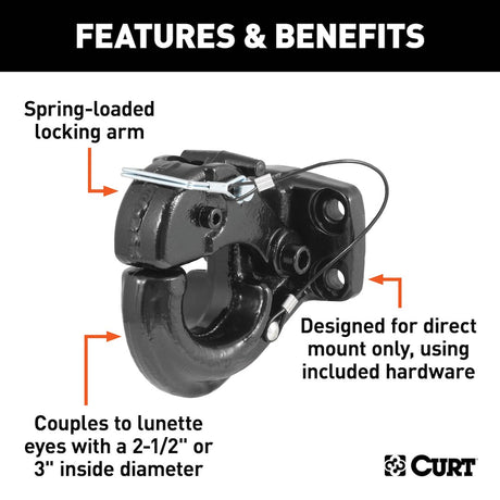 Product of Curt 48231 Pintle Hook