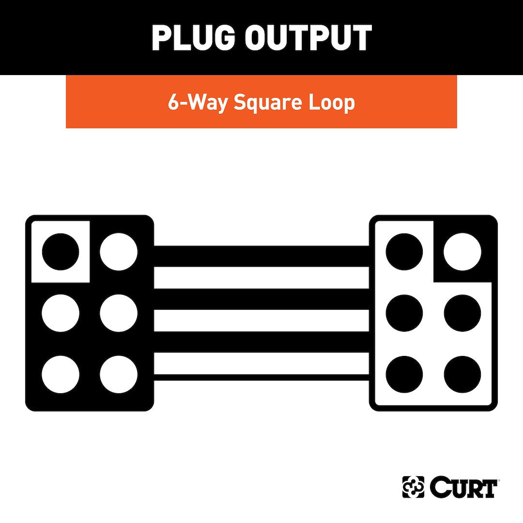 Product of Curt 58034 Trailer Wiring Connector