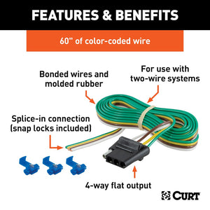 Product of Curt 58044 Trailer Wiring Connector