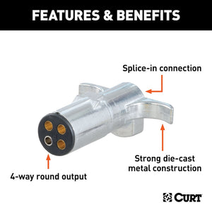 Product of Curt 58060 Trailer Wiring Connector