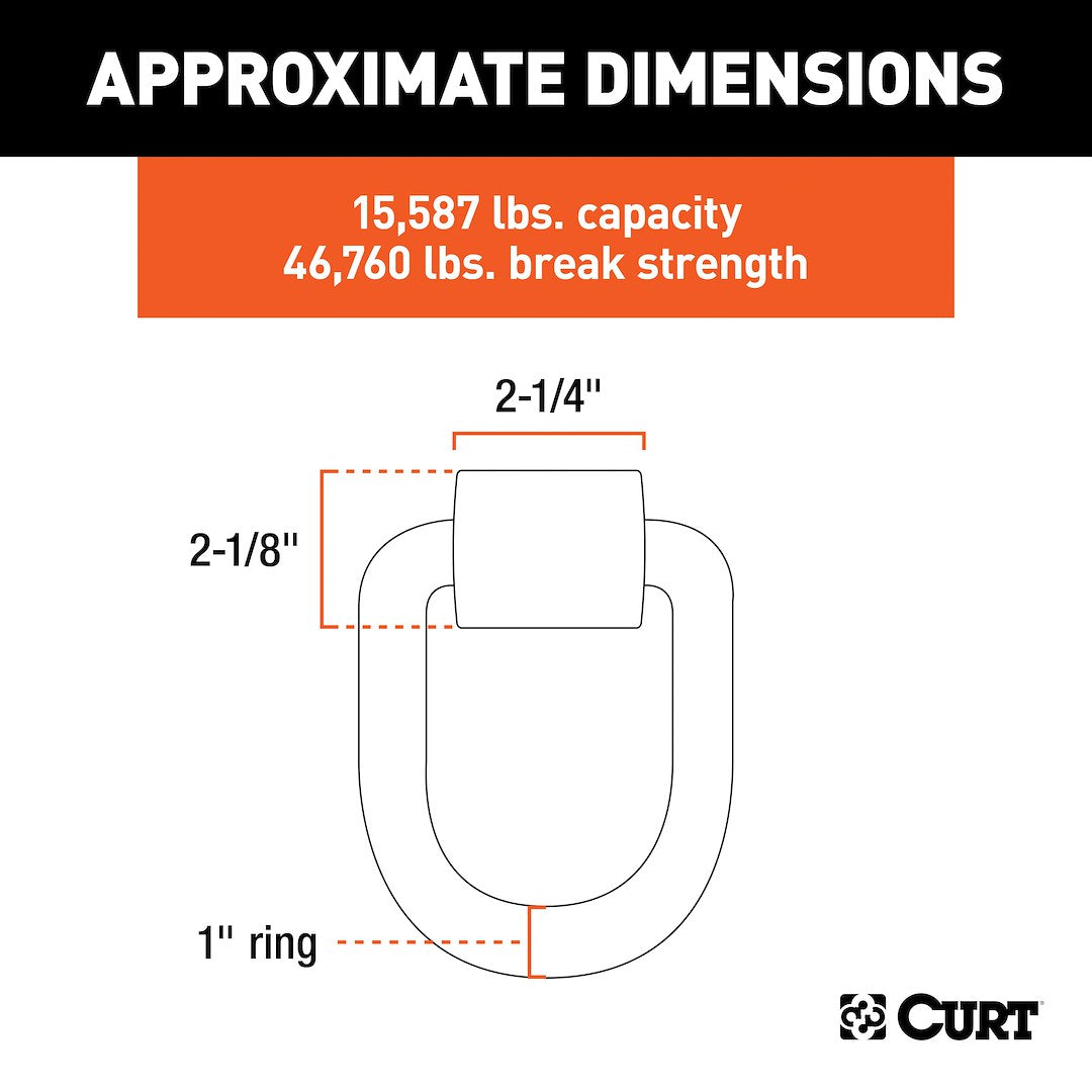 Product of Curt 83780 Tie Down Anchor