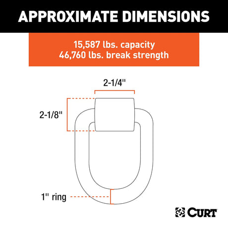Product of Curt 83780 Tie Down Anchor
