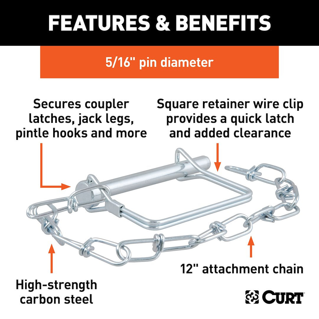 Product of Curt 25034 Trailer Hitch Pin