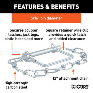 Product of Curt 25034 Trailer Hitch Pin