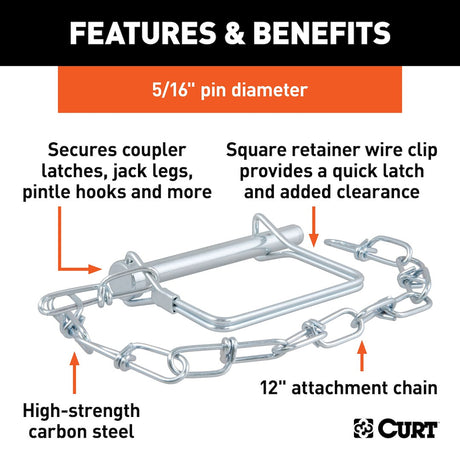 Product of Curt 25034 Trailer Hitch Pin