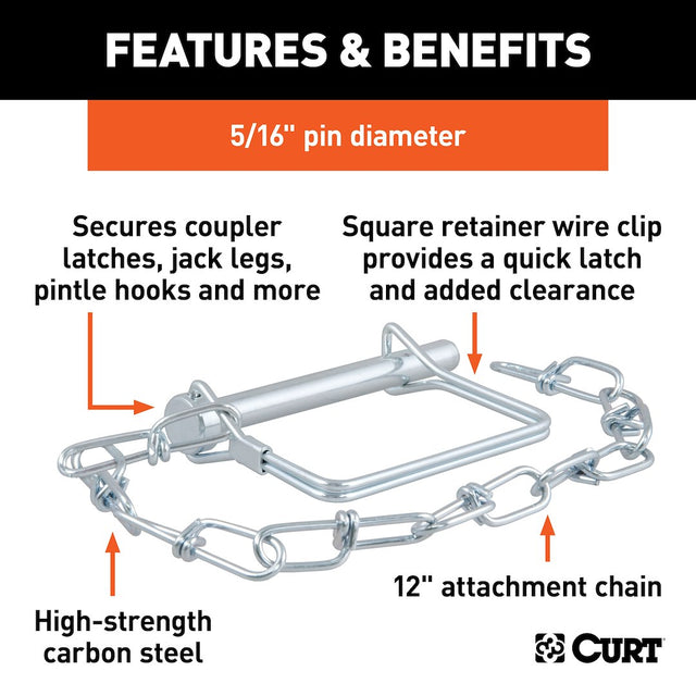 Product of Curt 25034 Trailer Hitch Pin
