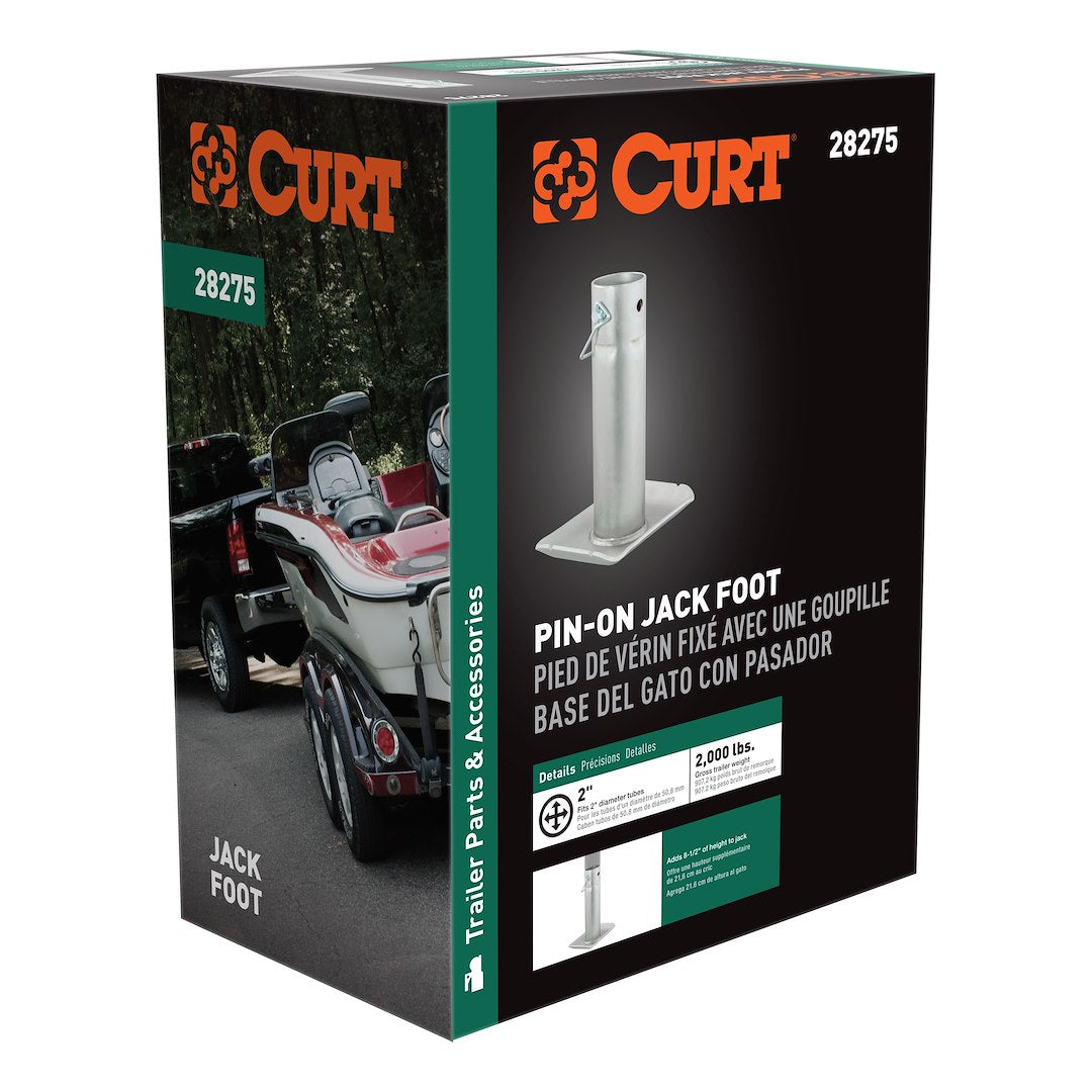 Product of Curt 28275 Trailer Tongue Jack Foot Plate