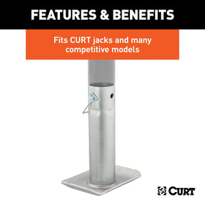 Product of Curt 28275 Trailer Tongue Jack Foot Plate