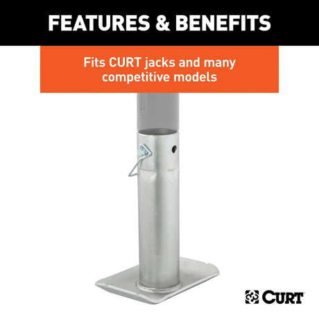 Product of Curt 28275 Trailer Tongue Jack Foot Plate