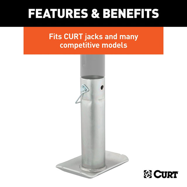 Product of Curt 28275 Trailer Tongue Jack Foot Plate