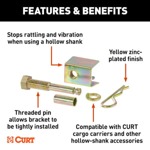Product of Curt 22323 Trailer Hitch Receiver Tube Anti Rattle Bracket
