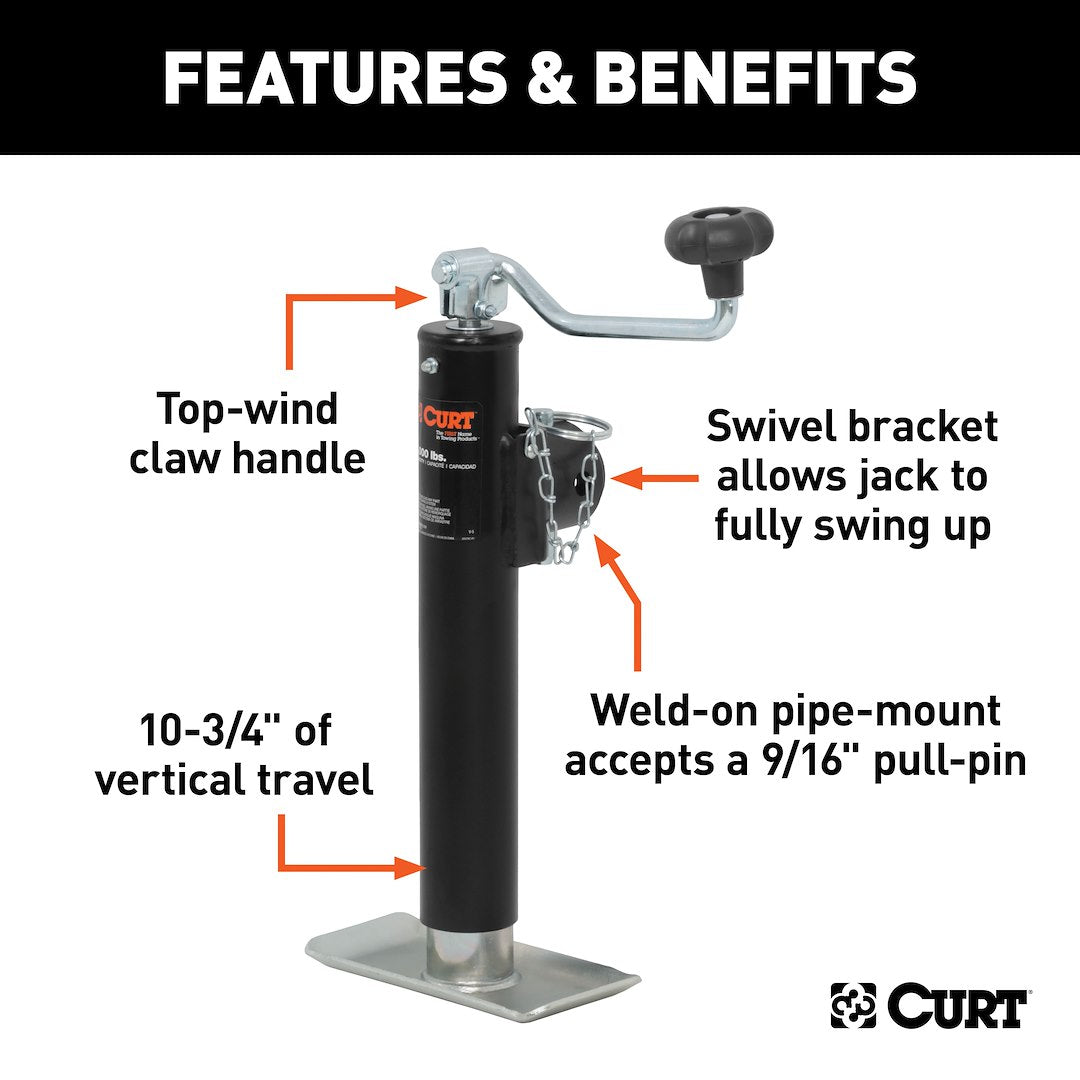 Product of Curt 28320 Trailer Tongue Jack