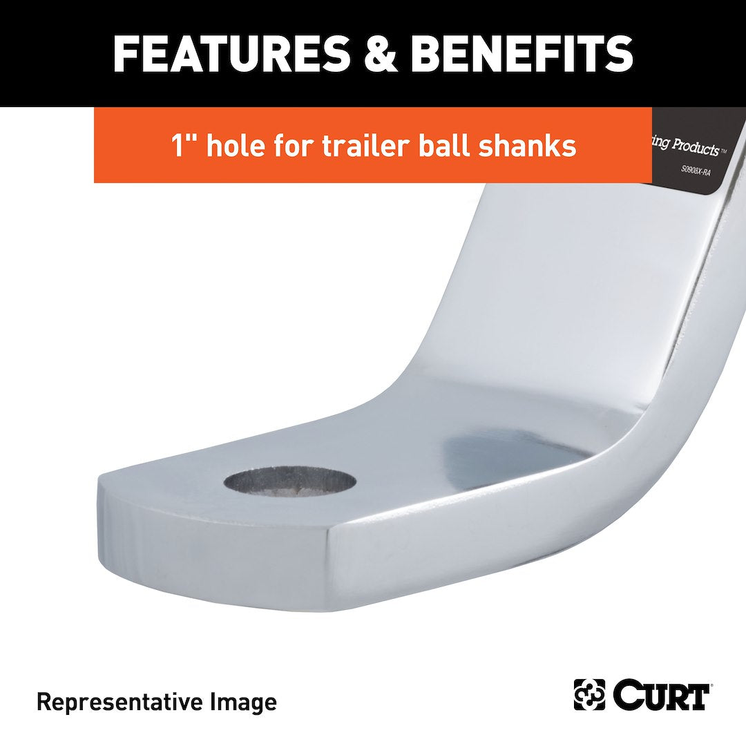 Product of Curt 45296 Trailer Hitch Ball Mount