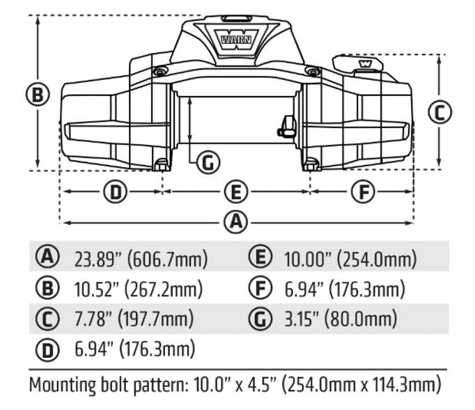 Product of Warn 110014 Winch