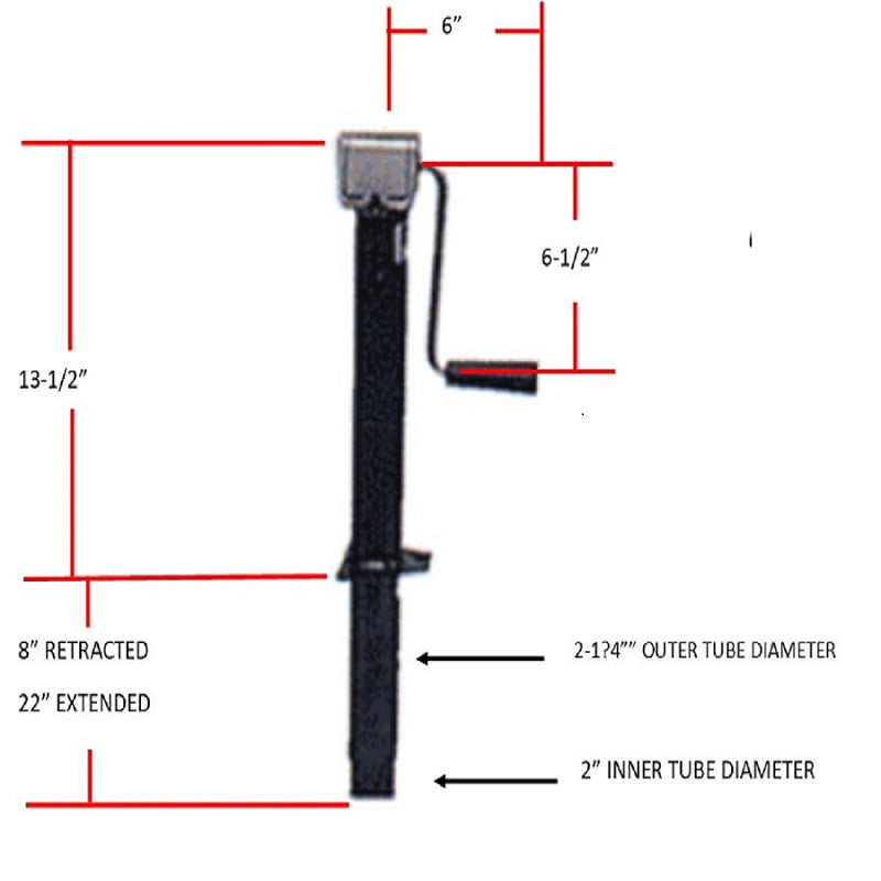 Product of Bal Rv 29025b Trailer Tongue Jack